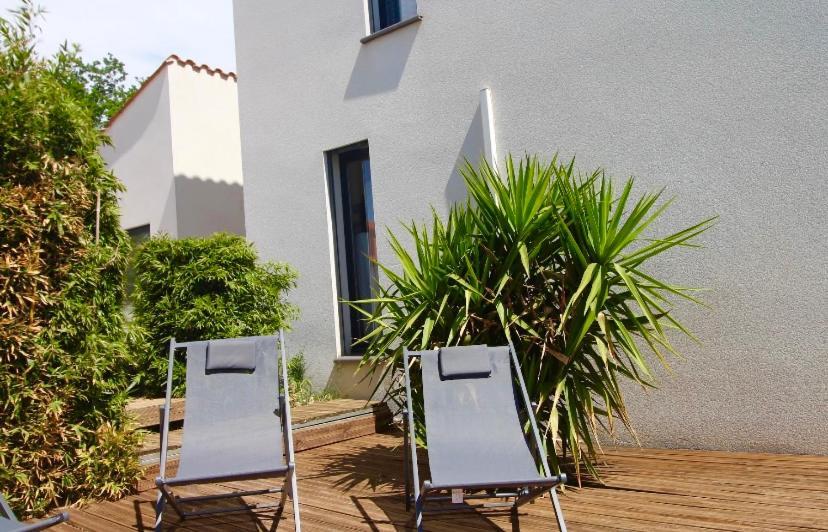 Villa Contemporaine, Jardin Mediterraneen Et Piscine Privee Saint-Jean-Pla-de-Corts Eksteriør bilde