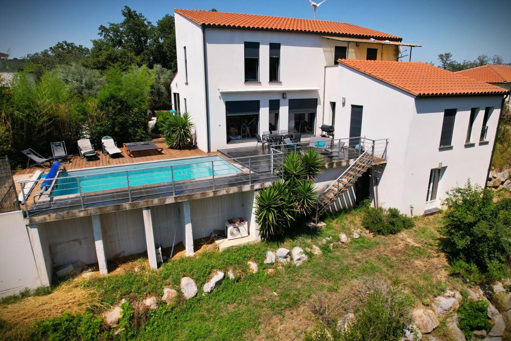 Villa Contemporaine, Jardin Mediterraneen Et Piscine Privee Saint-Jean-Pla-de-Corts Eksteriør bilde